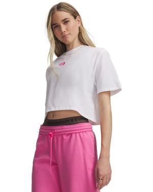 Under Armour Centre Logo T-Shirt - White