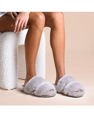 Just Sheepskin|Totes Just Sheepskin Ladies Poppy Open Slider - Multicolour
