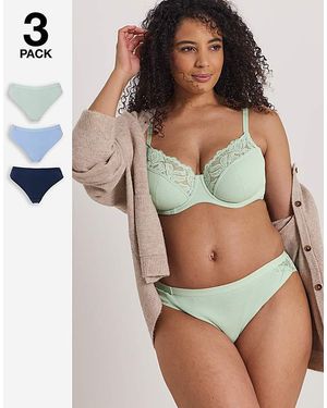 Pretty Secrets 3 Pack Harper Midi Brazilian - Brown