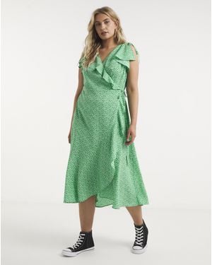 Joe Browns Frill Dress - Green