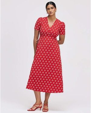 Finery London Nieve Dress - Red