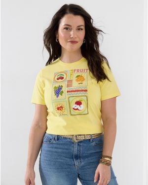 Joe Browns Summer Fruits Tee - Yellow