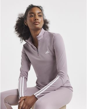adidas 1/4 Zip Training Top - Purple