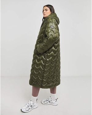 Regatta Cambrie Ii Quilted Longline Coat - Green