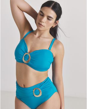 MAGISCULPT Hardware Detail Bikini Brief - Blue