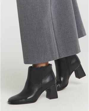 Simply Be Outside Zip Ankle Boot Wide - Grey