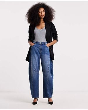 Simply Be Authentic Tapered Leg Jeans - Blue
