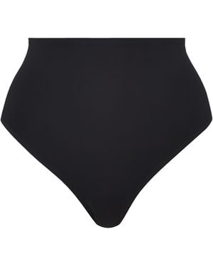 Figleaves Smoothing High Waisted Thong - Black