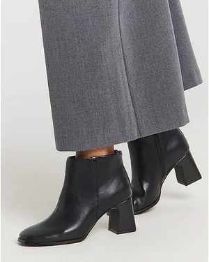 Simply Be Outside Zip Ankle Boot Wide - Grey