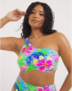 Simply Be Malibu Bikini Top - Green