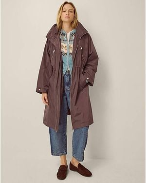 Monsoon Rosalind Parka Jacket - Brown