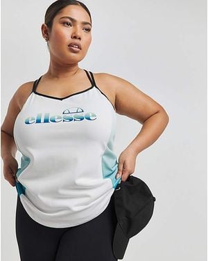 Ellesse Palla Vest Ombre Logo T-Shirt - Grey