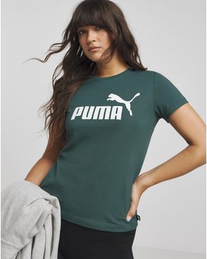 PUMA Essentials Logo T-Shirt - Green