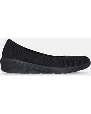 Skechers Arya Fancy Shoes D Fit - Black