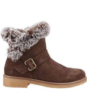Hush Puppies Hannah Wide Fit Boot - Brown