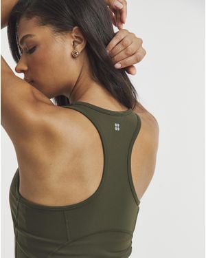 Sweaty Betty Medium Impact Bra Tank - Green