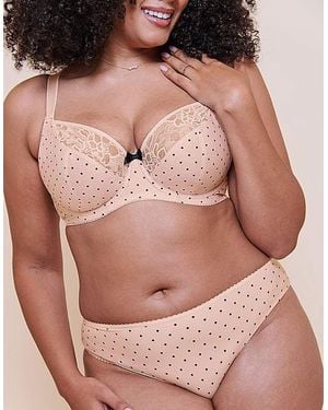 Curvy Kate Spellbound Print Balcony Bra - Pink