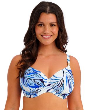 Fantasie Kefalonia Gathered Bikini Top - Blue