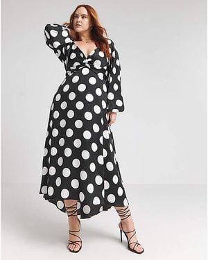 Flounce London Midaxi Dress - White