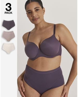 MAGISCULPT 3 Pack Light Tummy Shapers - Blue