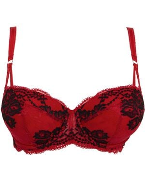 Figleaves Intense Balcony Bra - Red