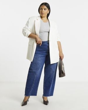 Simply Be Oversized Blazer - Natural