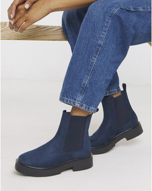 Simply Be Classic Chelsea Boot Standard - Blue