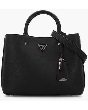Guess Meridian Ii Girlfriend Satchel Bag - Black