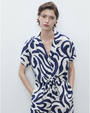Mango Shirt Life - Blue