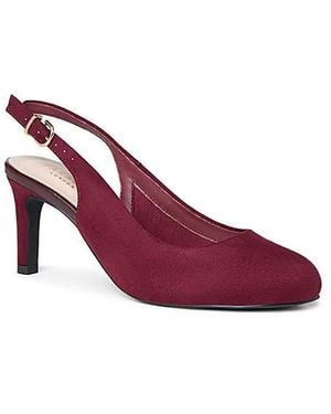 Paradox London Gertie Wide Fit Heels - Purple