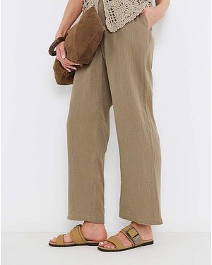 Simply Be Buckle Detail Slider Wide - Natural
