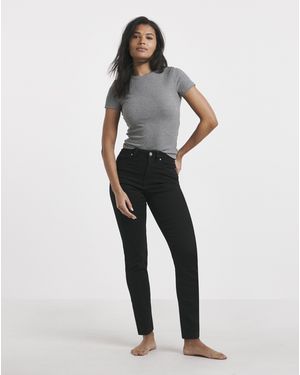 Simply Be Slim Highwaist Super Stretch Jeans - Black