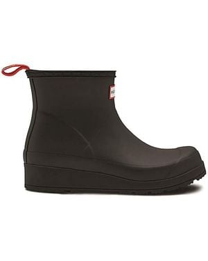 HUNTER Play Short Wellington Boots - Black
