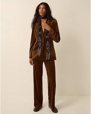 Monsoon Mila Straight Leg Trousers - Natural