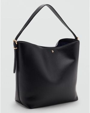 Mango Large Bucket Bag Buckle - Black
