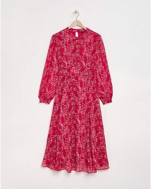 JD Williams Joanna Hope Split Front Maxi Dress - Red