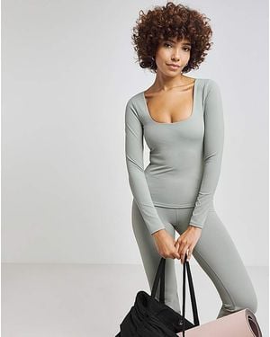 Tala Dayflex Long Sleeve Top - Grey