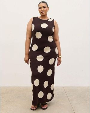 Pretty Lavish Sarover Maxi Knit Dress - Multicolour
