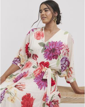 Joanna Hope Pleated Maxi Dress - Pink