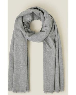 Accessorize Grace Blanket Scarf - Grey