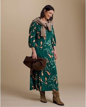 Julipa Petite Printed Jersey Midi Dress - Green
