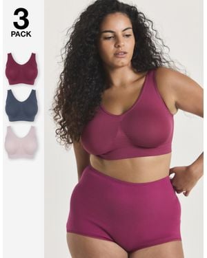 Pretty Secrets Seamless Comfort Tops - Pink