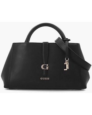 Guess Carrie Girlfriend Satchel - Black
