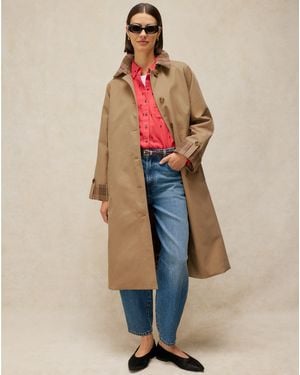 White Stuff Cole Trench Coat - Natural
