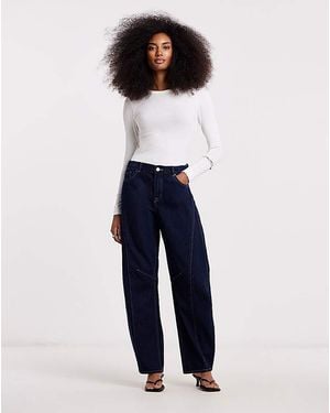 Simply Be Authentic Tapered Leg Jeans - Blue