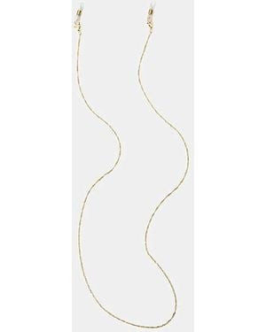 Accessorize Twisted Sunglasses Chain - White