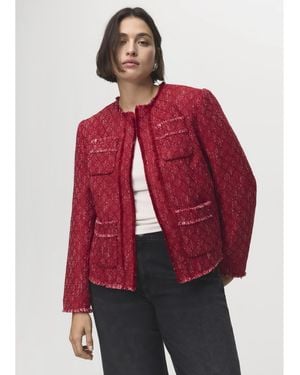 Mango Jacket Rosso - Red