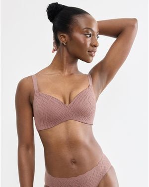 Sloggi Zero Feel Bliss The Up Tshirt Bra - Brown