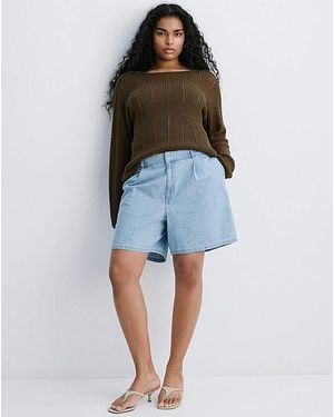 Mango Bermudas Amelie - Blue