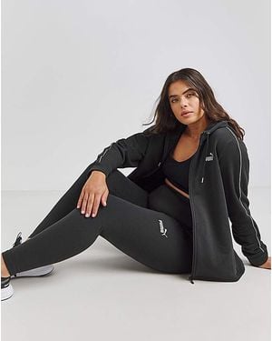 PUMA Metallic Tracksuit - Black